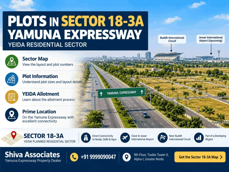 Residential Plot Options in Sector 18-3A, Yamuna Expressway